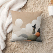 Coussin Éffrayant Cute Witch Art Halloween Nursery (Couverture)