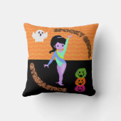 Coussin Éffrayant Ghoul Gymnastique Monster Gymnast Hallow (Verso)
