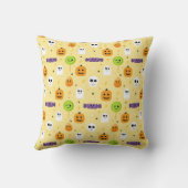Coussin Éffrayant Halloween Citrouille Ghost Candies crâne (Verso)