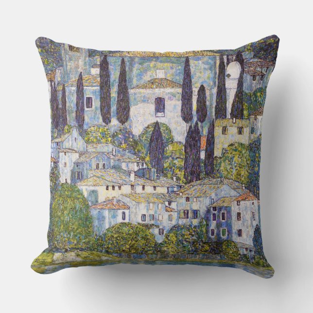Coussin Église de Cassone, Gustav Klimt (Recto)