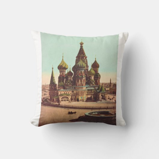 Coussin Église St. Basil, place Rouge Moscou (Recto)