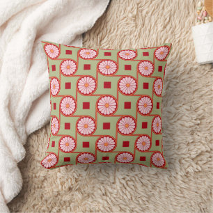 Coussin Égypte ancienne Floral Lotus Motif