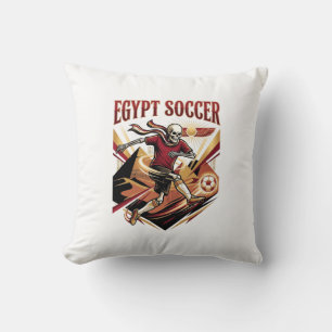 Coussin Égypte Football Squelette Attaquant Nations Premiu