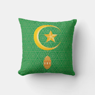Coussin Eid al Fitr Moubarak Ramadan Kareem Moon Star