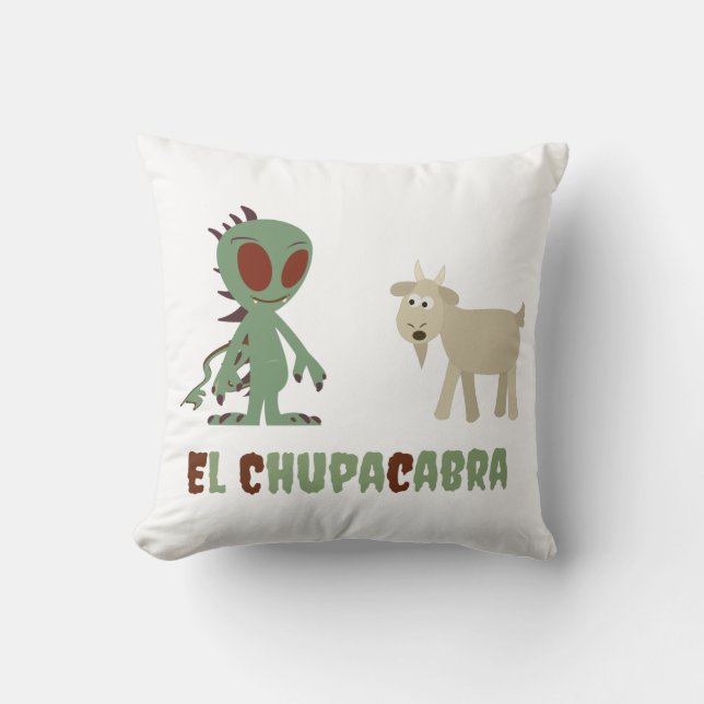Coussin El Chupacabra (Recto)