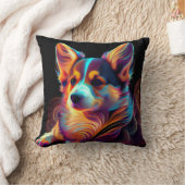 Coussin "Electric Lady" Corgi Pillow (Couverture)