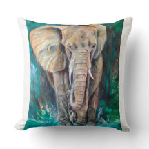 Elefante Realista, Acuarela