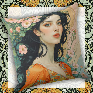 Coussin Élégance Art Nouveau pour votre canapé
