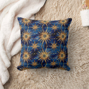 Coussin Élégance céleste de la nuit Starlit