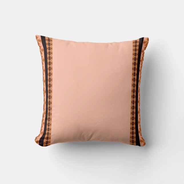 Coussin Élégance de Bois de Rose (Recto)