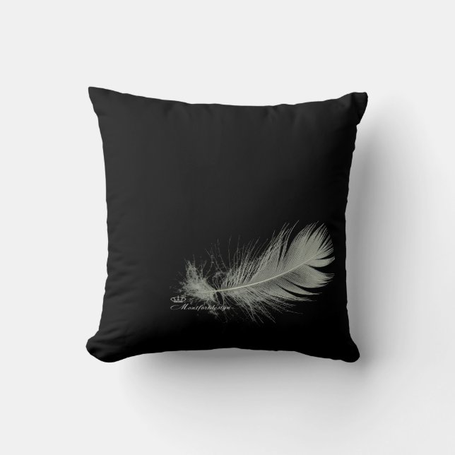 Coussin Élégance de plume douce (Recto)