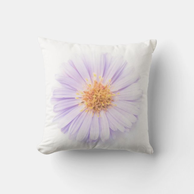 Coussin Élégance fleur unique (Recto)