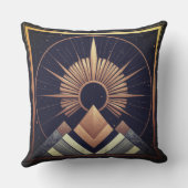 Coussin Elégance géométrique extérieure (Verso)