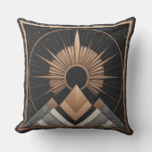 Coussin Elégance géométrique extérieure (Recto)