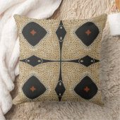 Coussin Elégance vers la terre Throw Cushion (Couverture)