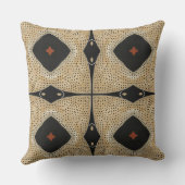 Coussin Elégance vers la terre Throw Cushion (Verso)