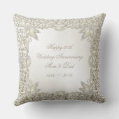 Coussin Élégant 30e anniversaire de Mariage Jeu d'oreiller (Verso)
