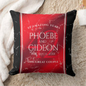 Coussin Élégant 42e anniversaire du Mariage Jasper (Couverture)