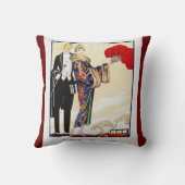 Coussin Elégant Art Déco Vintage (Verso)