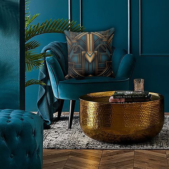 Coussin Élégant art géométrique (Créateur téléchargé)