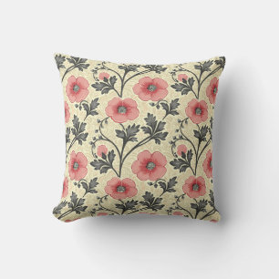 Coussin Élégant Coloré Élégant Romantique Floral Chic