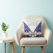 Coussin Élégant cordon d'invitation et spectre cardiaque (Chaise)