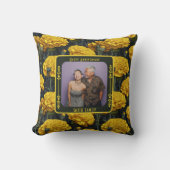 Coussin Élégant Couple 15E Anniversaire Pilote (Recto)
