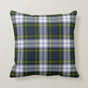 Coussin élégant de plaid de tartan de robe de