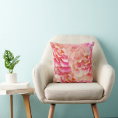 Coussin élégant de roses roses (Chaise)