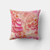 Coussin élégant de roses roses (Verso)