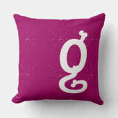 Coussin élégant design rose vintage géométrique (Recto)