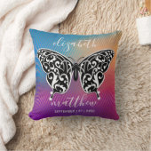 Coussin Élégant Éclat de Vie Papillon Conception d'oreille (Couverture)