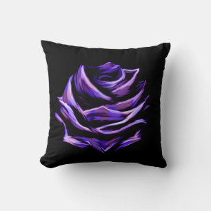 Coussin Élégant et élégant Rose de néon violet frappant Fl