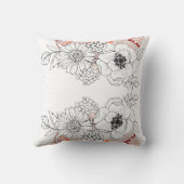 Coussin Élégant Floral (Verso)