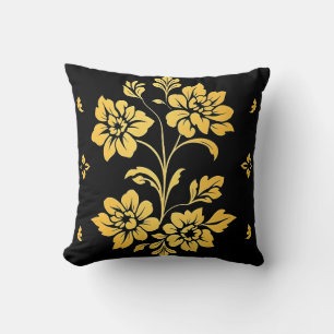 Coussin Elégant Floral Luxe Collection Moderne