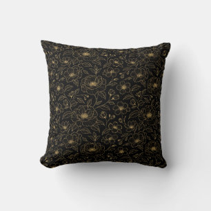 Coussin Élégant floral sans couture de luxe