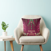 Coussin Élégant Gem Floral Backing Colibri (Chaise)