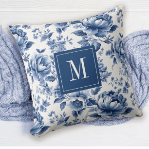 Coussin Elégant Jardin Vintage Floral Anglais