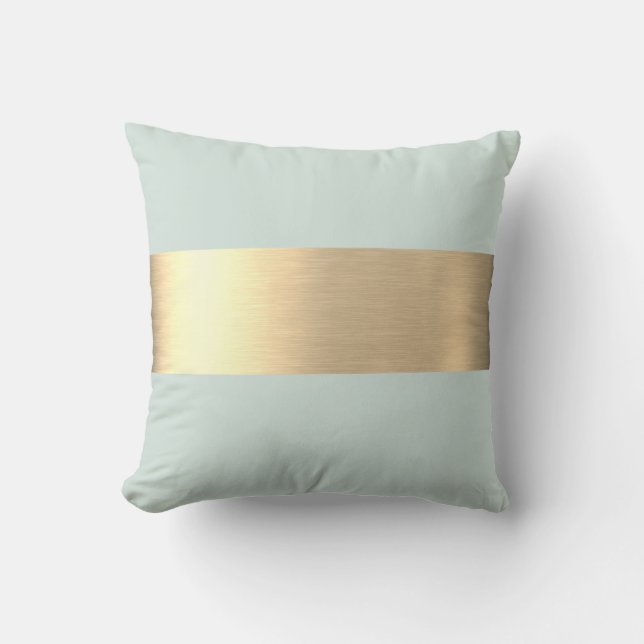 Coussin Élégant minimaliste moderne Votre nom (Recto)