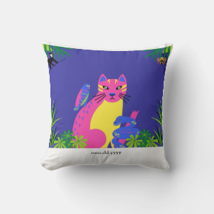 Coussin Élégant minimaliste Solide Accentuation naturelle