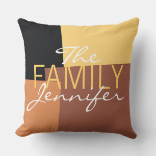Coussin Élégant moderne couleur rétro Arrière - plan #6