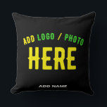COUSSIN ÉLÉGANT MODERNE PERSONNALISABLE NOIR MARQUE VERIFI<br><div class="desc">C'EST UN DESIGN QUI CONVIENT À TOUT LE MONDE. VOUS POUVEZ MODIFIER,  REDIMENSIONNER OU AJOUTER UN LOGO,  UNE PHOTO,  UN TEXTE ET DES COULEURS COMME VOUS LE SOUHAITEZ. MERCI.</div>