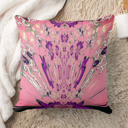 Coussin Elégant Monogram Bloom : Magnifiquement Motif pers (Couverture)