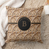 Coussin Élégant Monogramme de Famille Mignon Maison de Cam (Couverture)