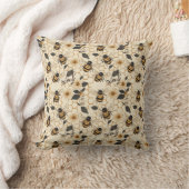 Coussin Élégant Motif abeille et abeille (Couverture)
