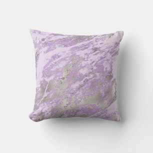 Coussin Élégant Motif Abstrait chic violet