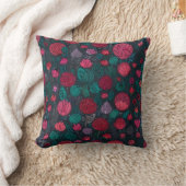 Coussin Elégant Motif de fleurs Cushion (Couverture)