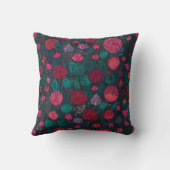 Coussin Elégant Motif de fleurs Cushion (Verso)