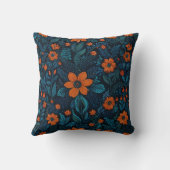 Coussin Elégant Motif de fleurs Cushion (Verso)