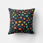 Coussin Elégant Motif de fleurs Cushion (Verso)